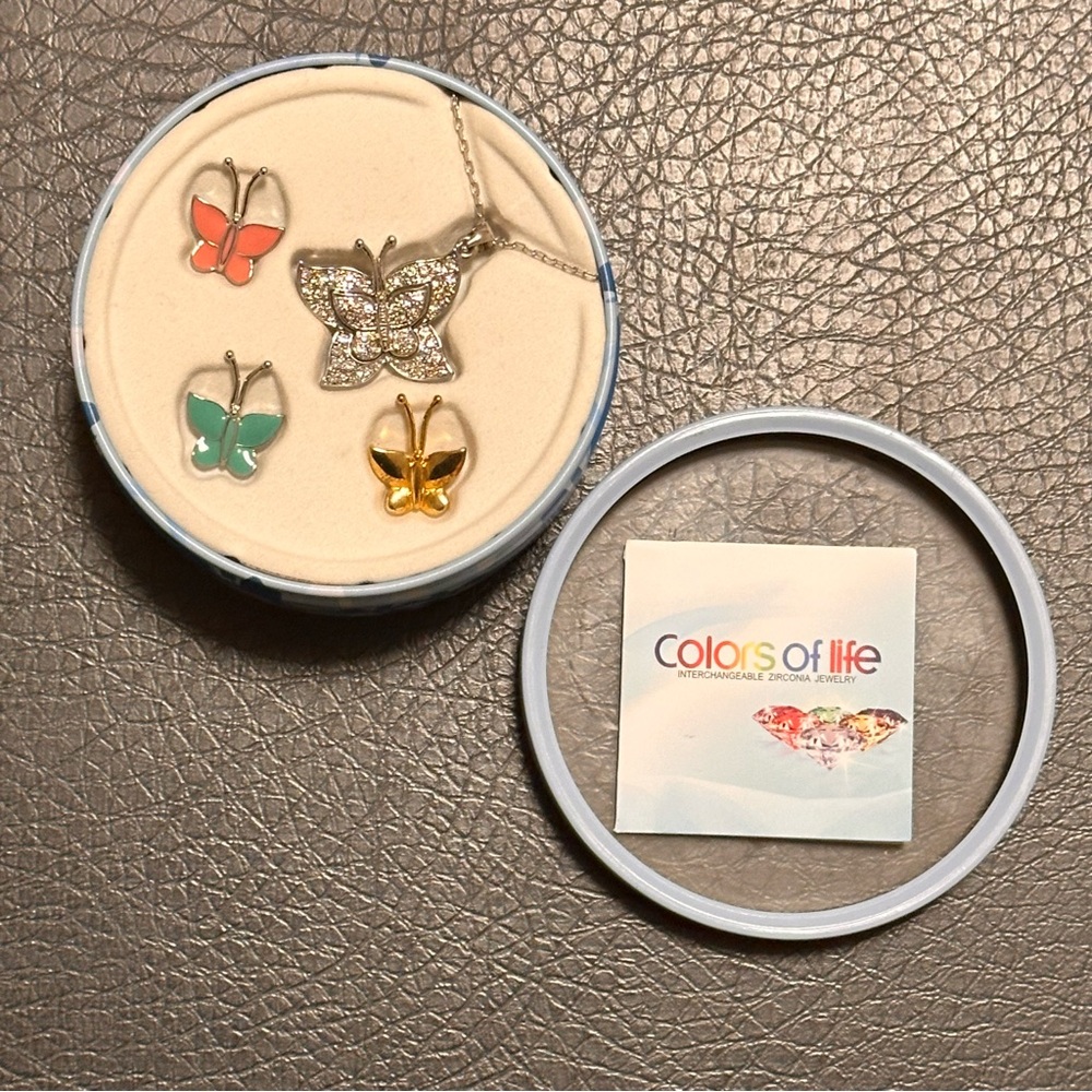 Butterfly Interchangeable Necklace - Picture 3 of 4